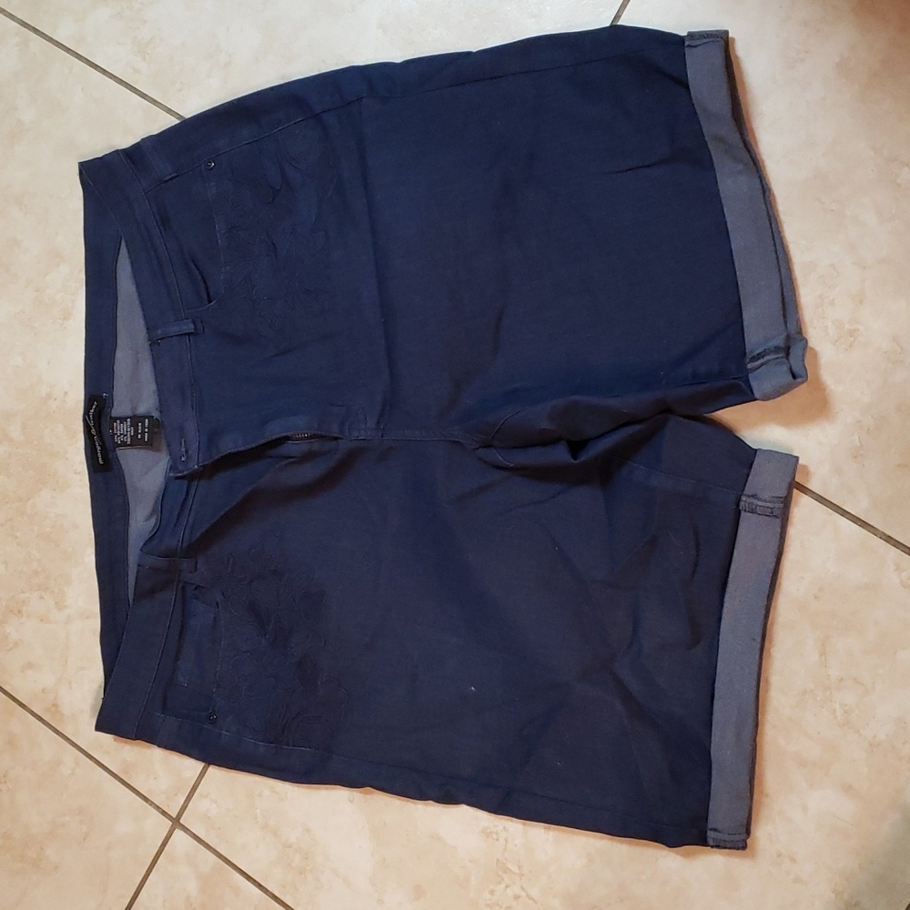 Women's jean shorts.